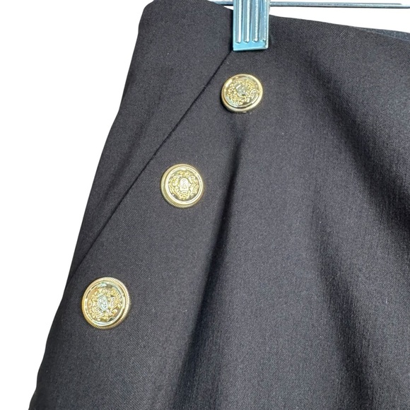 NWT Chicos Wide Legged Cropped Sailor Pants Juliet So Slimming 12 Black A6 - Picture 4 of 10